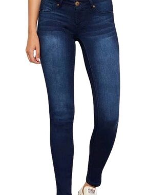 1822 Denim Women's Dark Blue High-Rise Skinny Jeans